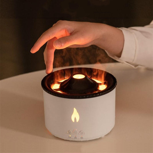Volcano Aromatherapy Diffuser & Humidifier with Flame Effect