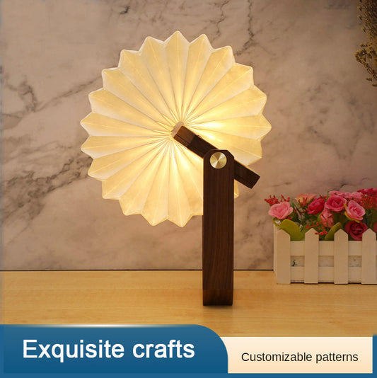 Creative Wooden Hand Lamp - Ideal Bedside Table Decoration for Bedroom, Living Room, Office
