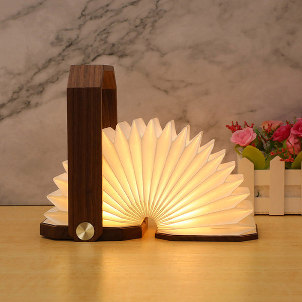 Creative Wooden Hand Lamp: Perfect Bedside Table Decoration