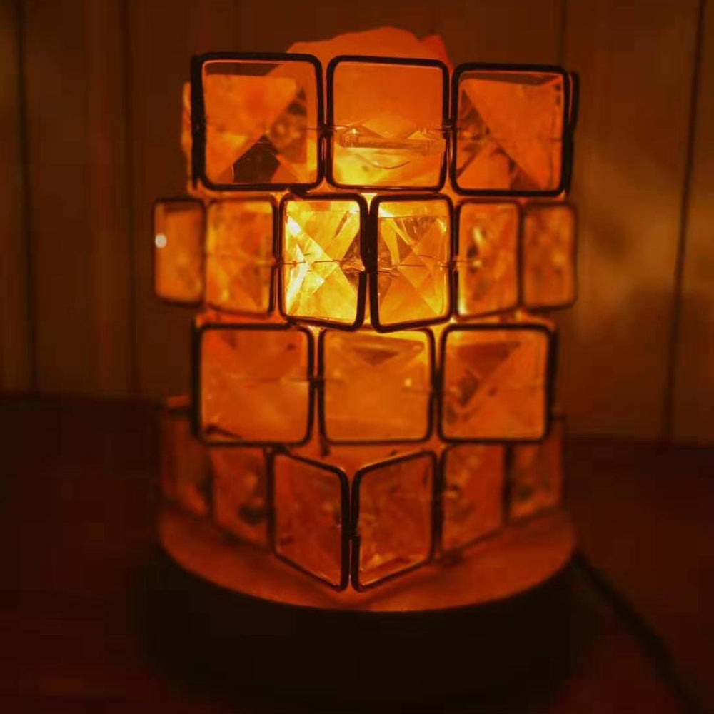 Himalayan Salt Lamp - Natural Air Purifier Night Light for Home Office Decor