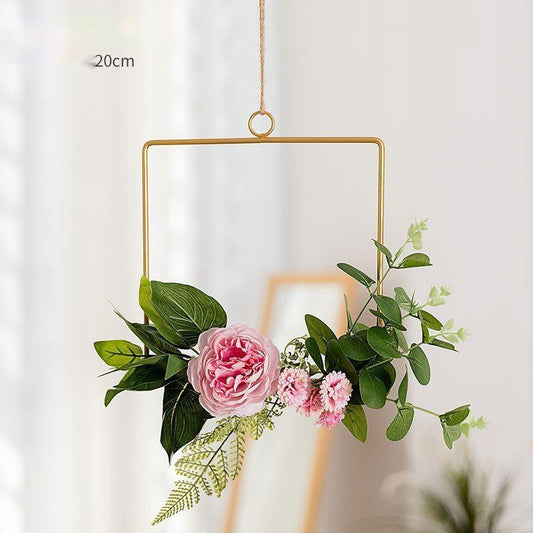 Iron and Artificial Flower Arrangement – Versatile Decor for Home and Events