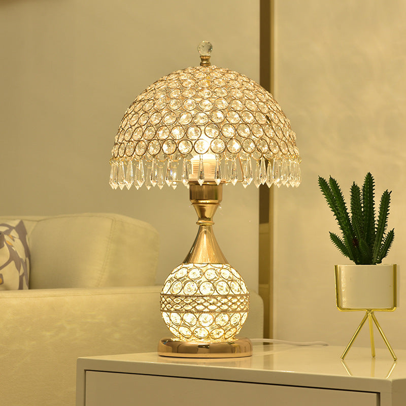 Luxury Crystal Chandelier - Modern Gold LED Pendant Lamp for Living Room & Bedroom