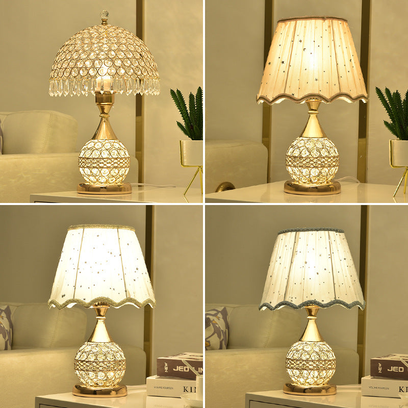 Luxury Crystal Chandelier - Modern Gold LED Pendant Lamp for Living Room & Bedroom