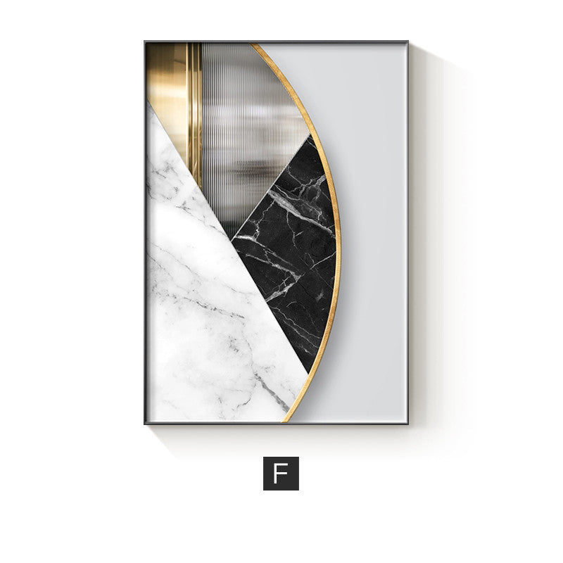 Geometric Canvas Wall Art - Modern Abstract Print, Contemporary Home Decor, Living Room